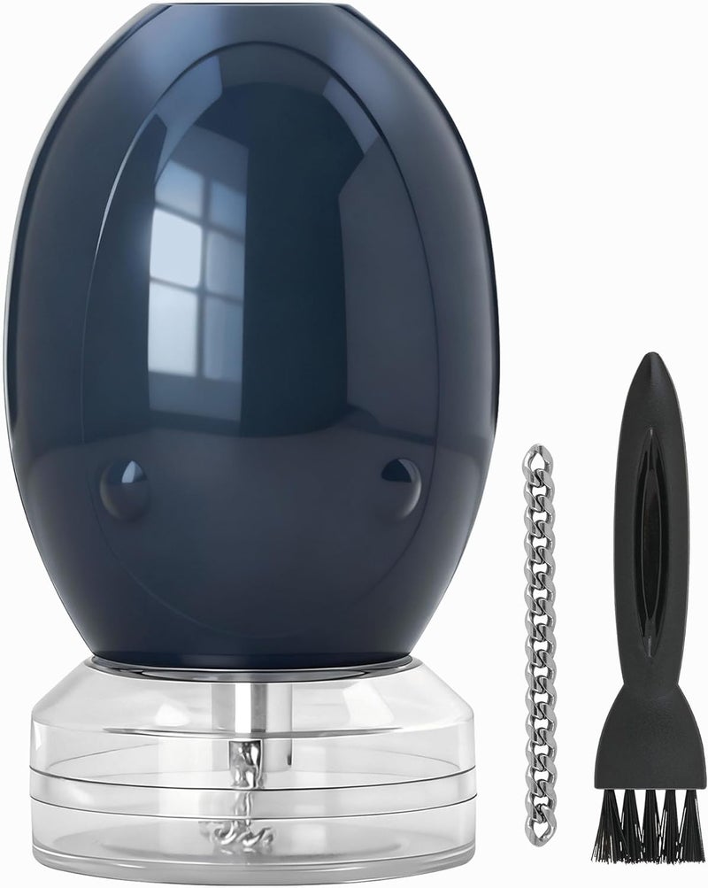 Mamba Grinder Electric Spice & Herb Grinders for the Kitchen. Whip Chain Type One-Handed Mill, Easy to Use and Clean, Anchor Gray - Image 1